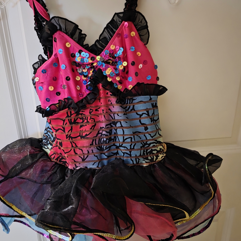 Colorful Sequin Kids Costume